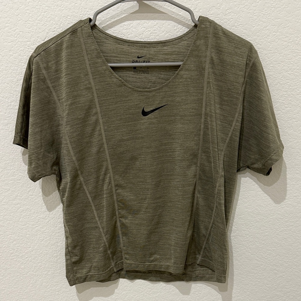 Nike Olive Women's Crop Top